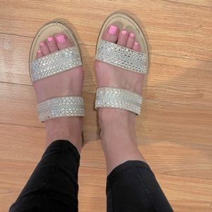 A New Day Sparkly Sandals size: 9